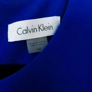 Sheath dress cobalt blue